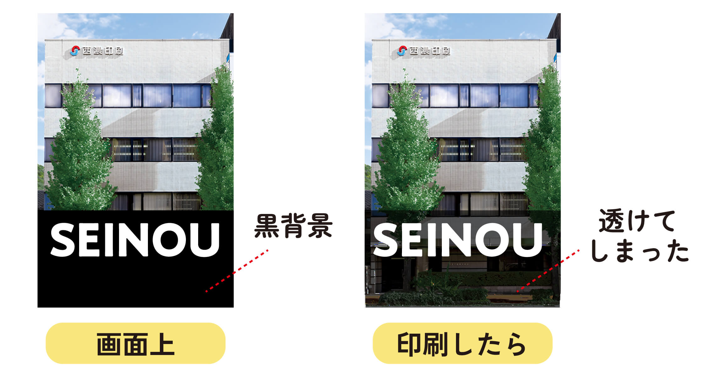印刷トラブル防止！オーバープリント